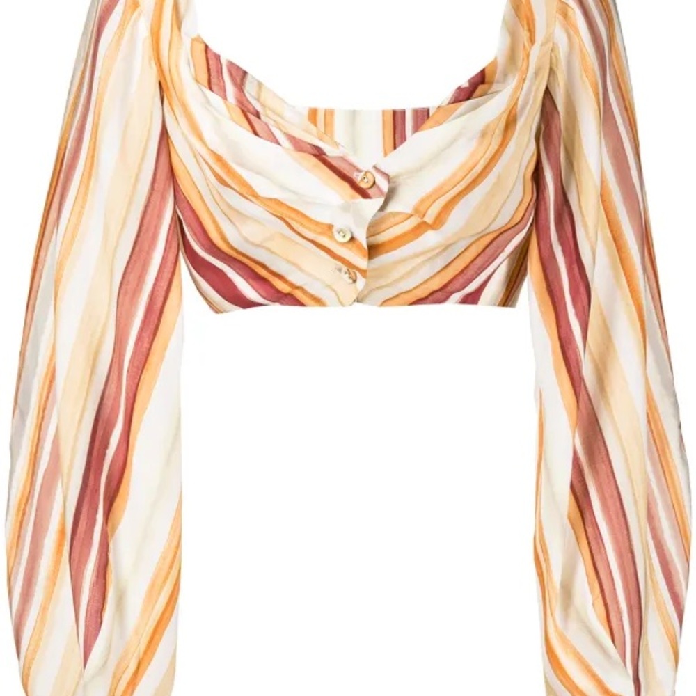 Cult Gaia Mavis Crop Blouse
